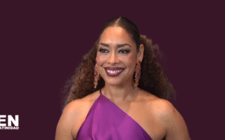 Gina Torres portraying Jessica Pearson in the Suits spinoff Pearson, standing confidently in a professional setting, symbolizing Afro-Latino representation in mainstream television.