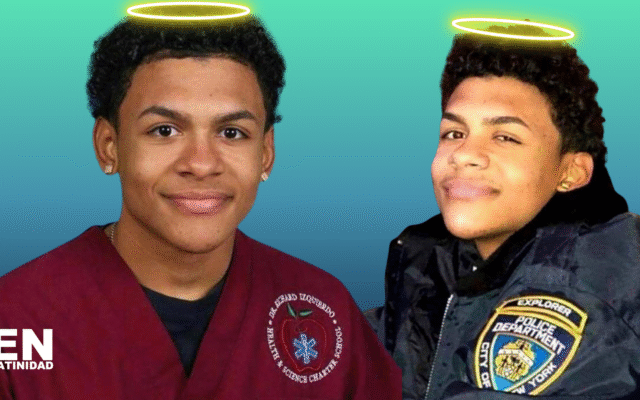 Mural honoring Lesandro “Junior” Guzman-Feliz in the Bronx, painted in memory of the 15-year-old victim of gang violence.